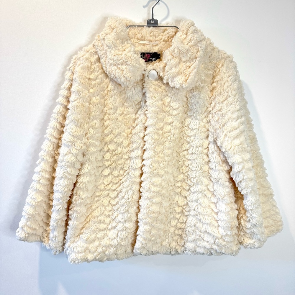 🛍️4 for 20$ / Cozy Sherpa Jacket / Cream / L